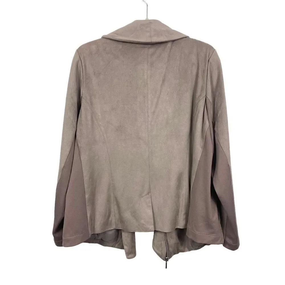 H by Halston Asymmetrical Motorcycle Jacket - Picture 4 of 5